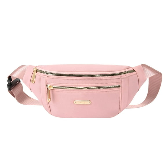 Vikakiooze Fanny Packs For Women Fashionable Crossbody Bags Belt Bag Oxford Cloth Shoulder Bag Multi-layer Change Mobile Phone Messenger Bag