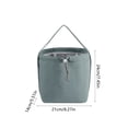 thumbnail image 3 of Insulated Lunch Bag, Thermal Meal Tote, Waterproof Bento Carrier, Portable Food Storage Pouch with Drawstring for Office and Travel, 3 of 7