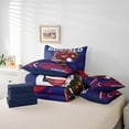thumbnail image 5 of Erosebridal American Football City Bed in a Bag Queen Size,Buffalo Bed Set,Rugby Team Bedding Queen Size For Teens,Lightweight Bedroom Decor Reversible,7 Pieces, 5 of 7