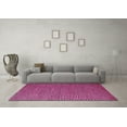thumbnail image 3 of Ahgly Company Indoor Round Abstract Pink Modern Area Rugs, 4' Round, 3 of 4