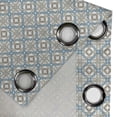 thumbnail image 4 of Ambesonne Quatrefoil Grommet Curtain, Circular Star Tile Motif, 50" x 108", Tan Beige Blue, 4 of 6