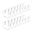 thumbnail image 3 of yeacher Acrylic Baseball Cap Organizer - Transparent N-Shaped Hat Rack for Stylish Display & Storage, 2pcs, 290x76x58mm, Multi-Functional Home Decor, 3 of 7