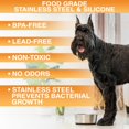 thumbnail image 3 of Comederos para perro Neater Pet Brands de acero inoxidable, 2 unidades, 1,4 L, 3 of 9