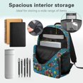 thumbnail image 5 of Jeiento Tractor School Backpacks for Kids Backpack with Lunch Box Pencil Case Water Bottle Holder, 4 Pcs Large Travel Back Pack Casual Daypack Backpacks for Middle School, Blue, 5 of 7