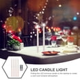 thumbnail image 3 of CIMAXIC LED Candle Lamp 1 Set Party Festival LED Luminous Candle Desktop Long Pole LED Candle Lamp,0.79"X0.79"X10.63", 3 of 5