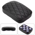 thumbnail image 4 of Motorcycle Rear Passenger Pillion Pad Rectangular Pillion Passenger Pad Seat 8Suction Cups For Harley 883 1200 Choppers Dyna, 4 of 5