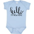 thumbnail image 3 of Inktastic Hello, I'm New Here Hand Drawn Type Boys or Girls Baby Bodysuit, 3 of 5