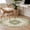 green, variant on Sage Green Round Area Rug 4 FT, Non Slip Indoor Outdoor Rug, Southwest Tribal Antique Boho-Chic Farmhouse Washable Soft Circular Carpet Non-Shedding Floor Mat for Coffee Table Nursery Foyer Balcony