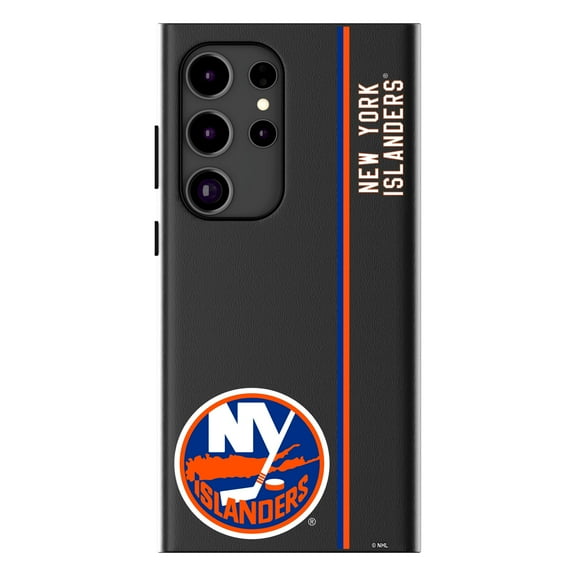 Keyscaper Black New York Islanders Galaxy Magnetic Bump Case