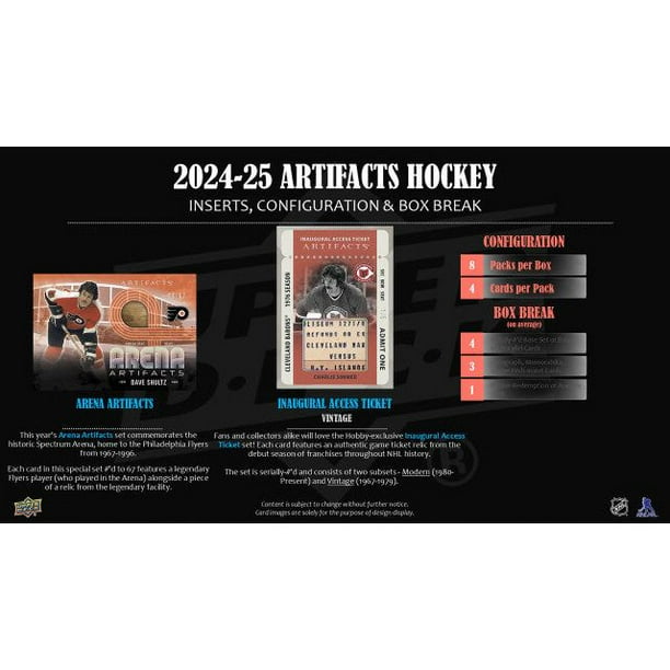 2024-25 Upper Deck Artifacts Hockey Cards Blaster Box - Walmart.ca