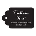 thumbnail image 1 of 100 PCS Personalized Paper Hang Tags Made Any Text Custom Tags Wedding Favor Gifts, 1 of 1