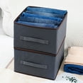 thumbnail image 6 of Aihimol Extra Large Clothes Closet Organizer 5 Compartments For Sweater Sheets To Shirt - Divided Clothing Storage Boxes For Closet, Wordrobe, Bedroom, Shelf, 6 of 9