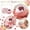 C002- Pink, variant on Dried Lavender Flowers, Dried Flower Bouquet, Bath Tub Accessories, Bath Container, 3.5 in Round Sphere, Dried Flower Wreath, Spa Self Care, Pink Tone, 1 Pc