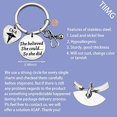 thumbnail image 4 of TIIMG CNA Gift Certified Nursing Assistant Gift CNA Graduation Gifts She Believed She Could So She Did CNA Stethoscope Medical Keychain, 4 of 6