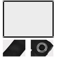 thumbnail image 3 of Richer-R Projector Screen, Rear Projection Screen 60-100 inch Portable Foldable Non-Crease White Projector Curtain, 3 of 5