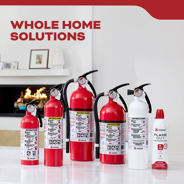 Kidde Basic Fire Extinguisher for Home, Residential 5BC - Walmart.com
