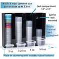 thumbnail image 3 of Organizador acrílico de 4 compartimentos para vasos de porciones Inevibe, 3 of 6