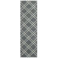thumbnail image 2 of SAFAVIEH Himalaya Maralyn Geometric Wool Runner Rug, Dark Grey/Ivory, 2'3" x 8', 2 of 5