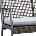 thumbnail image 4 of Real Flame Calvin Aluminum Patio Loveseat in Gray, 4 of 6