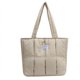 thumbnail image 1 of Bolso de mano suave y encerado relleno de algodón para estudiantes universitarias, bolso de hombro para clase, bolso grande portátil para el trabajo, bolso de tela de nailon, 1 of 3