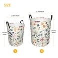 thumbnail image 5 of Balery Watercolor Floral Round Laundry Basket with Handles Waterproof Freestanding Laundry Hamper for Clothes Toys in the Dorm and Family-Medium, 5 of 8