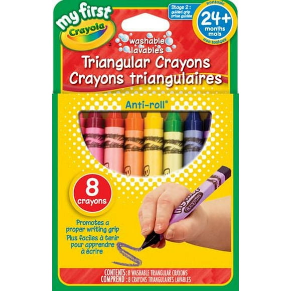 Crayola Washable Tripod Grip Crayons