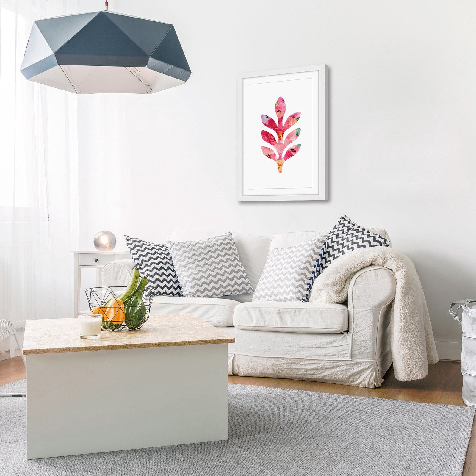 Marmont Hill "Floral Leaf" by Diana Alcala Framed Painting Print