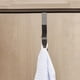thumbnail image 4 of Ganchos para colgar espacio Puerta de aluminio Gancho trasero Dormitorio Almacenamiento y organización Gancho para ropa Sin perforaciones Gancho doble Gancho para colgar en la pared Gancho detrás de l, 4 of 4