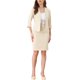 thumbnail image 2 of Conjunto de falda de 2 piezas Inspire Chic para mujer, con chaqueta de solapa y falda lápiz, color caqui claro L, 2 of 6