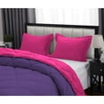 thumbnail image 5 of DNG Creations 1 Piece Reversible Diamond Pattern Comforter ( Hot-Pink/Purple Colour ) 550 GSM All - Season 100% Egyptian Cotton, 800 TC - Full/Queen - Size, 5 of 7