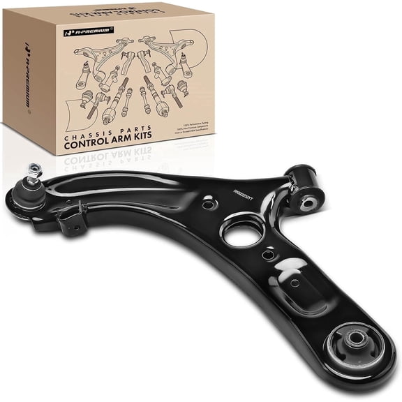 A-Premium Front Left Lower Control Arm, with Ball Joint & Bushing, Compatible with Hyundai Elantra 2011-2016, Elantra Coupe 2013-2014, Elantra GT 2013-2017, Veloster 2012-2017