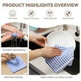 thumbnail image 5 of Koadzawe Kitchen Dishcloths 1 Pc, 12 X 12 Inch Cotton Kitchen Dish Cloth For Washing Dishes Super Scrubbing Wash Cloths Soft And Absorbent Dish Rags Quick Drying Kitchen Dish Towels Set, 5 of 8
