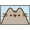 Barnwood Framed Version, variant on Pusheen - Blue Surprise Wall Poster, 22.375" x 34"
