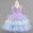 Purple, variant on SERTG Little Girls' Party Dress Sheer Paneled Skirt with Back Zipper Short Sleeve Round Neck Princesse Outfit for 6 Months-4 Years(Purple,3 Years)