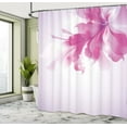 thumbnail image 4 of Ambesonne Abstract Shower Curtain, Gradient Toned Flowers Art, 69"Wx70"L, Magenta Rose, 4 of 4