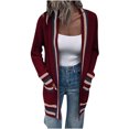 thumbnail image 2 of ICHUANYI Clearance Women's High-waisted Abdomen Sexy Leaky Butt Sculpting Waist Shaping Pants(Wine, L) ICHUANYI WER2023081502881, 2 of 8