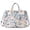 Blue Watercolor, variant on Corduroy Tote Bag, Large Tote Bags for Women, Crossbody Shoulder Handbags for Work Travel(Leopard)