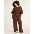 thumbnail image 2 of Scoop Women’s and Women’s Plus Ultimate Scubaknit Seamed Sweatpants, Sizes XS-4X, 2 of 5