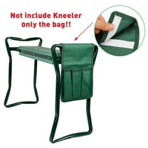 Garden Kneeler Tool Bag Pockets Portable Garden Tool Holder Bag for Kneeling Stool Outdoor Gardening, Oxford Cloth Foldable Pouch Seat Storage Hanging Organizer Bag, Green (Tool Bag Only)