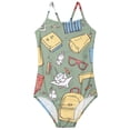thumbnail image 5 of Grblisyd Girls Swimsuits Quick Dry Crossback One Piece Beach Swimwear Bathing Suit with Adjustable Strap 4-13Years, 5 of 6