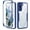 Blue, variant on Compatible with Samsung Galaxy S23 Clear Case with Screen Protector Full Body Protection Case-Green