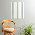 thumbnail image 2 of Society6 Ivy Stripes Cream and Blue by Little Arrow Design Co Art Print, 2 of 2