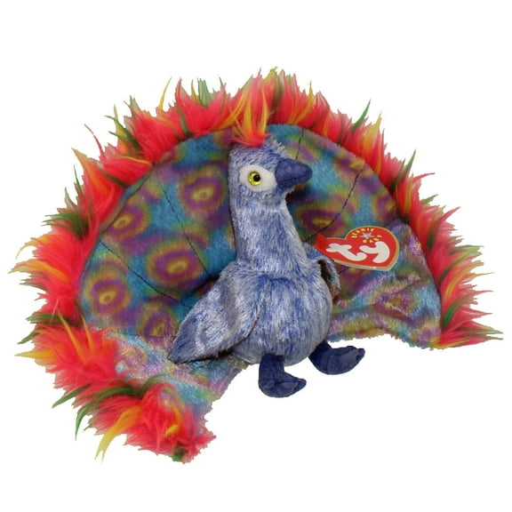 Ty Beanie Babies Flashy the Peacock Plush 2000