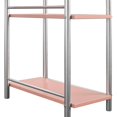 thumbnail image 5 of Mainstays Basic Metal Student Computer Desk, Light Pink, 5 of 12