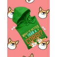 thumbnail image 3 of Better Than A Corgi? Two Corgis! Hoodie Women -Image by Shutterstock, Female Large, 3 of 4