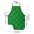 thumbnail image 2 of Uemuo St Patrick's Day5 Printed Bib Apron, Adjustable , Water and Oil Resistant, Cooking Kitchen Chef Apron for Women Men, 2 of 5