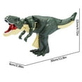 Dinosaur Toy Children Press The Tyrannosauru Model Vibrating Head and