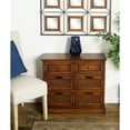 thumbnail image 3 of DecMode 31" x 28" Brown Wood 6 Drawers Storage Unit, 1-Piece, 3 of 18