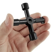 BUTORY 4 Way Utility Key for Electric Gas Meter Cabinet, Multi-function Key Instrument Box Key Cabinet Universal