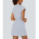 thumbnail image 3 of Conjunto de atuendo Casly Lamiit - Falda de 2 piezas para mujer, color azul claro, talla XL, 3 of 6